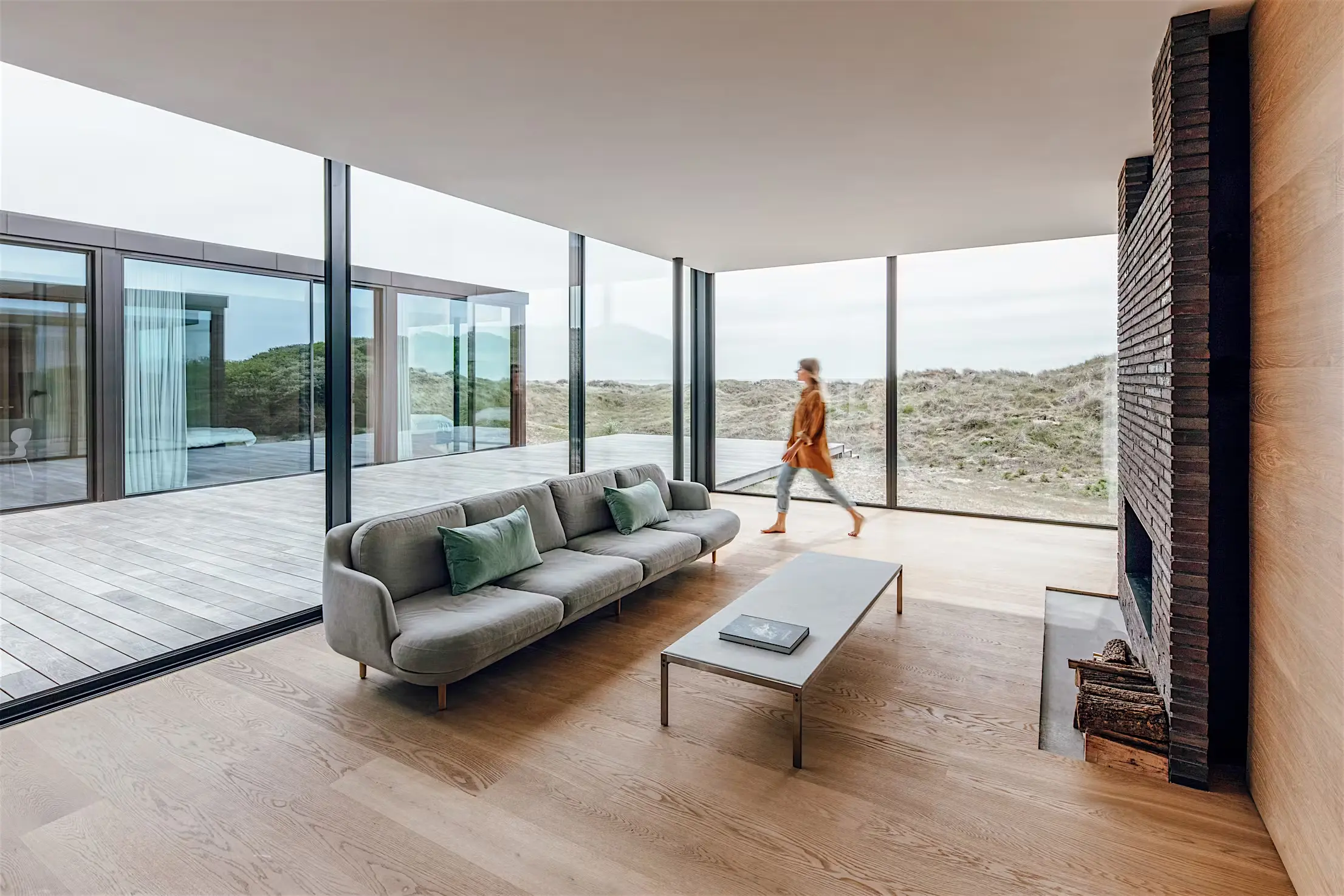 Snapshot of Expansive Glass Ceiling Scandinavian Apartments With Views